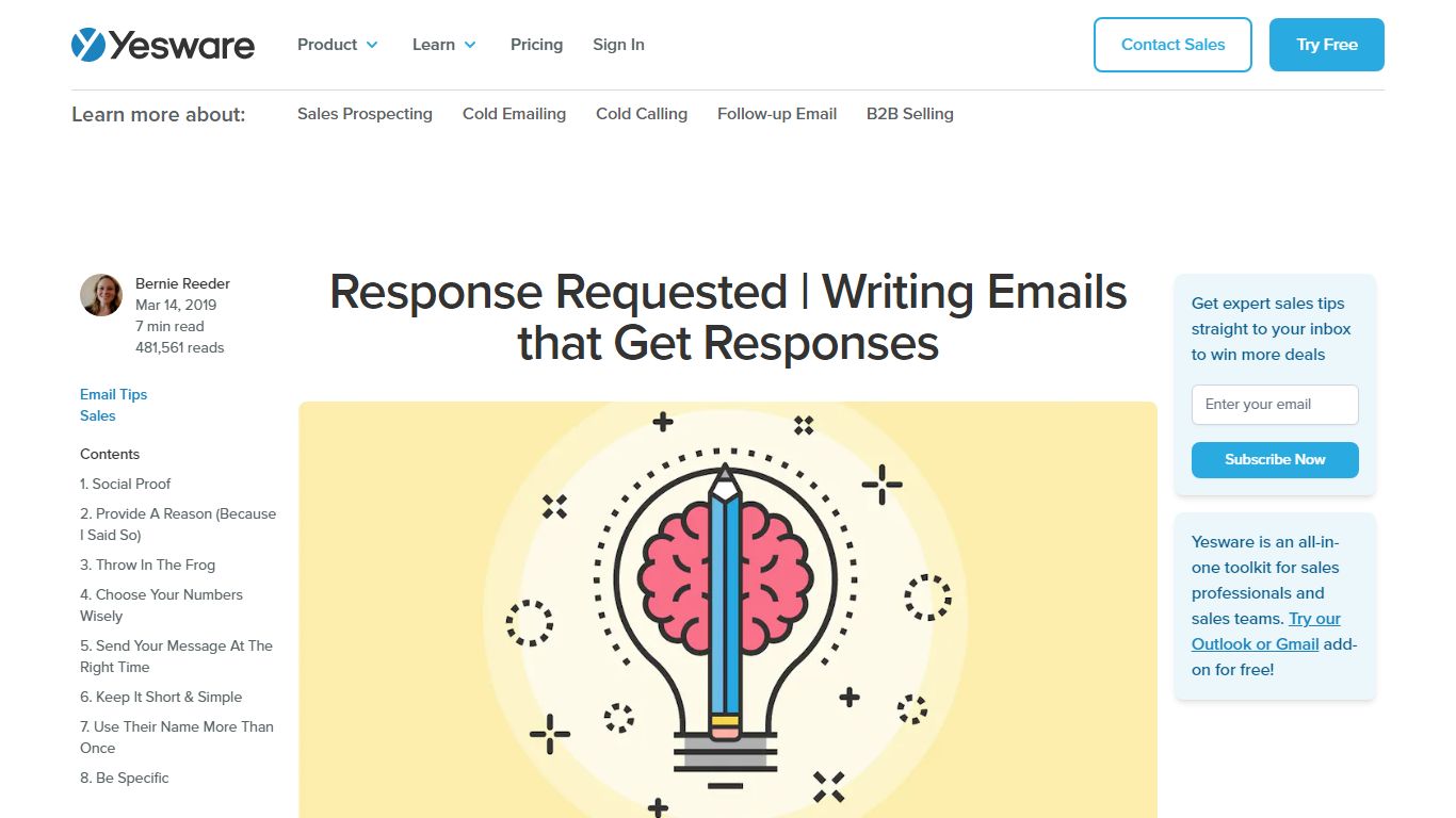 Response Requested | Writing Emails that Get Responses - Yesware