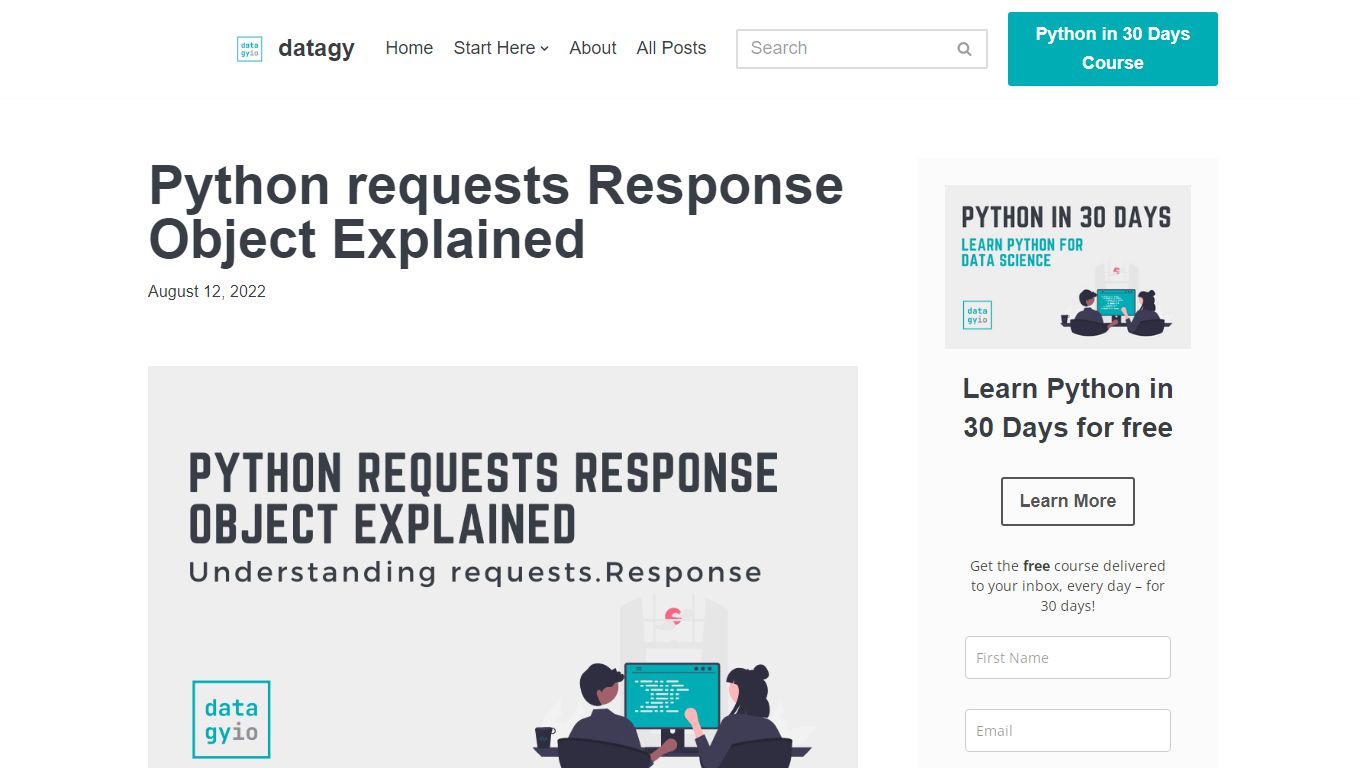 Python requests Response Object Explained • datagy